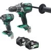HiKOKI KC18DPLJAZ KC18DPLJAZ Twin Pack 18V 2 X Multi Volt Li-ion HIKKC18DPLJA