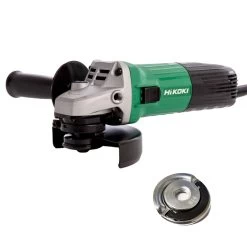 Hikoki HIKG12STX 115mm 4.5" Angle Grinder Quick Change Flange 600W Inc Disc 240v