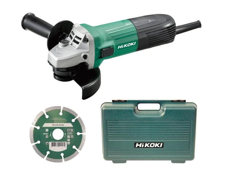 HiKOKI G12STX/J8 G12STX/J8 Angle Grinder 115mm Diamond Blade & Case 600W 110V HIKG12STXCDL 1 HiKOKI G12STX/J8 G12STX/J8 Angle Grinder 115mm Diamond Blade & Case 600W 110V HIKG12STXCDL