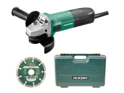 Hikoki 115mm 4.5" Angle Grinder 600W Includes Disc And Hard Case 240v HIKG12STX