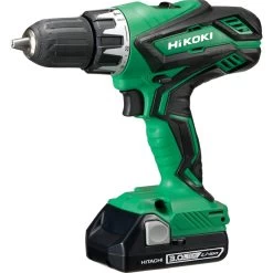 Hikoki DV18DGLJMZ, Cordless Combi Drill, 18V, 13mm Keyless Chuck, Brushed, 2x3.0Ah