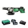 Hikoki G18DBALJJZ Angle Grinder Brushless 18V 2x5.0AH Lithium-Ion